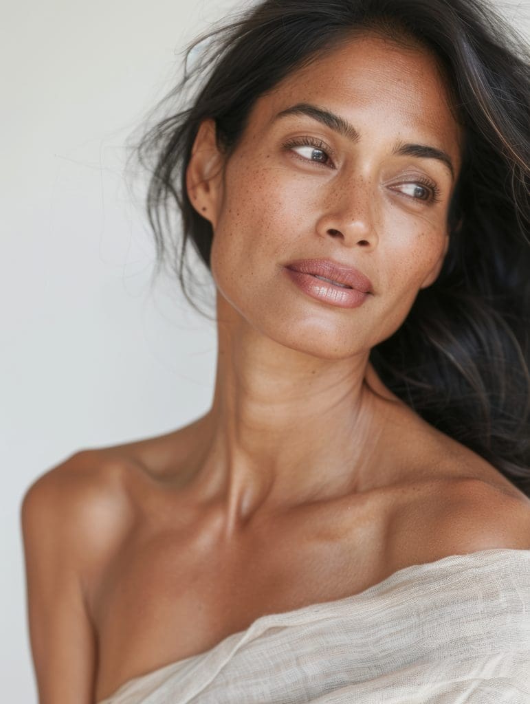 older mature woman injectables